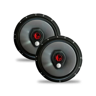 Par De Alto Falante Bomber BBR 6 Polegadas 100W RMS 4 Ohms Triaxial Com Bobina Simples Preto