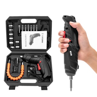 kit Parafusadeira 45 Pçs À Bateria Carregador Usb PREMIUM