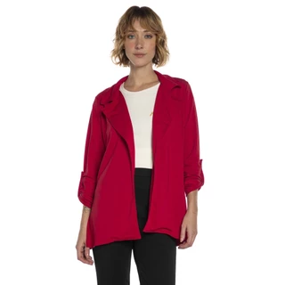Casaco Feminino Moletinho Liso Polo Wear Vermelho Escuro