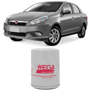 Filtro Óleo Fiat Grand Siena 1.4 2012 A 2018 Wega