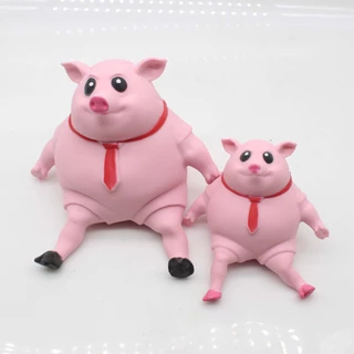 Desenho Animado Fofo Porquinho Rosa Brinquedo De Apertar Pegadinha De Descompressão Divertido Novidades Em Mercadorias