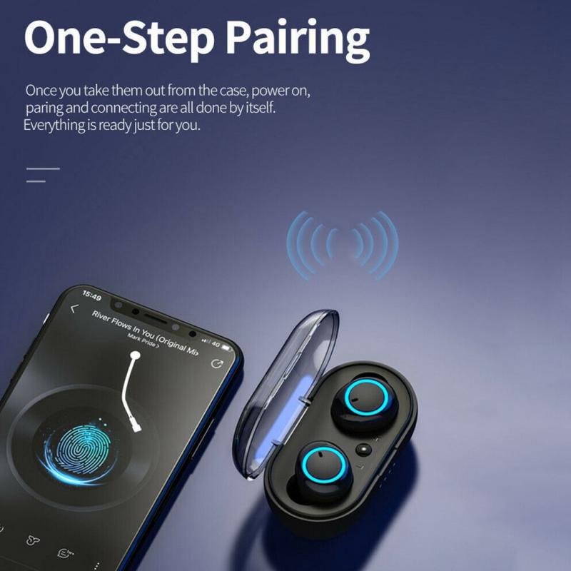 2023 New Hearing Sources Bluetooth Wireless Y50 Stereo Hifi With Noise Cancellation Sports Music for Smartphones PK i7s Y30_voghion.com