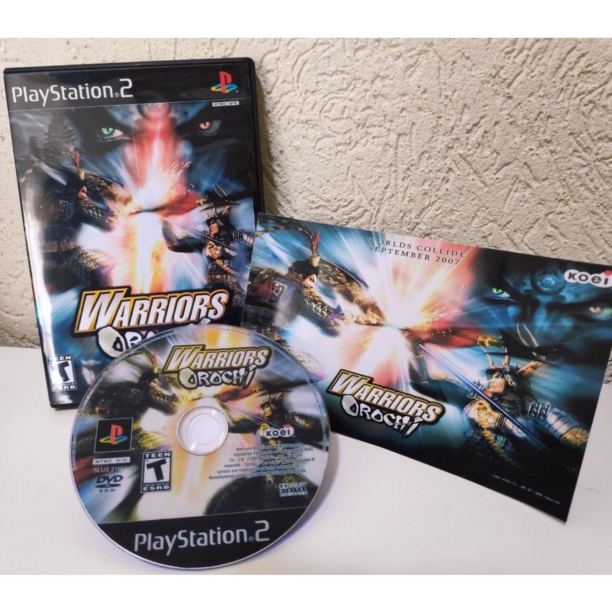 Jogo Ps2 Jp - Warriors Orochi 2 (musou Orochi: Maou Sairin)