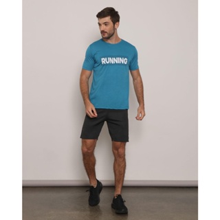 Bermuda Masculina Esporte Recorte Lateral Preta
