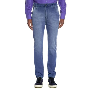 Calça Masculina Jeans Slim Squash Polo Wear Jeans Médio