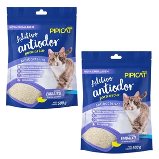 Kit 2 Aditivos Antiodor Kelco Pipicat Antibacterial 500g