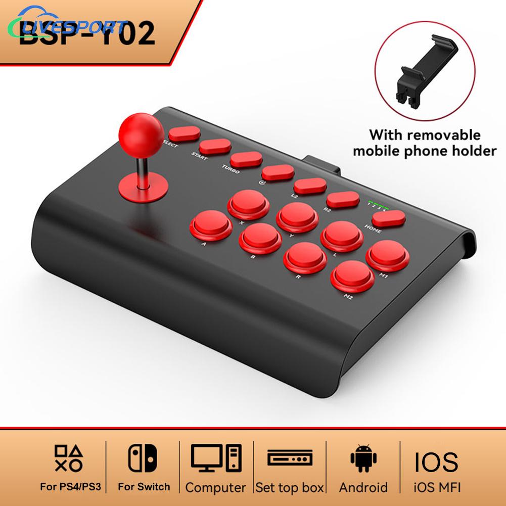 Joystick Arcade Fidget - Thème Street Fighter IV Ken - PC & Android USB - Occasion Très Bon État