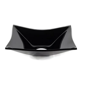 CUBA DE VIDRO RETANGULAR 39CM PRETA