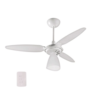 Ventilador de teto 3 pás branco - WIND LIGHT - Ventisol