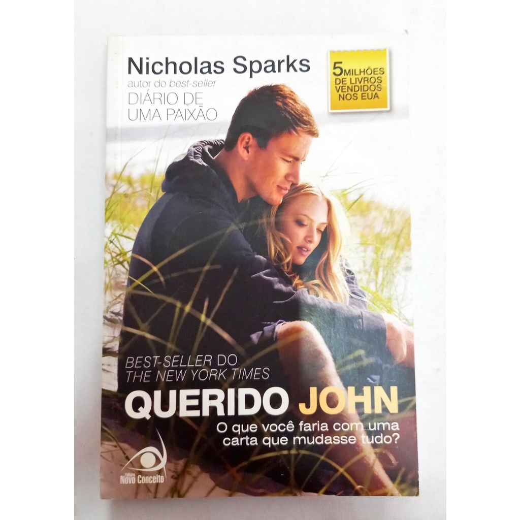 Querido John De Nicholas Sparks Shopee Brasil 