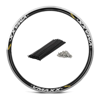 Aro 26" Bike Vzan Vmaxx DH ou SL Freio V-Brake 36 Furos Com Raios