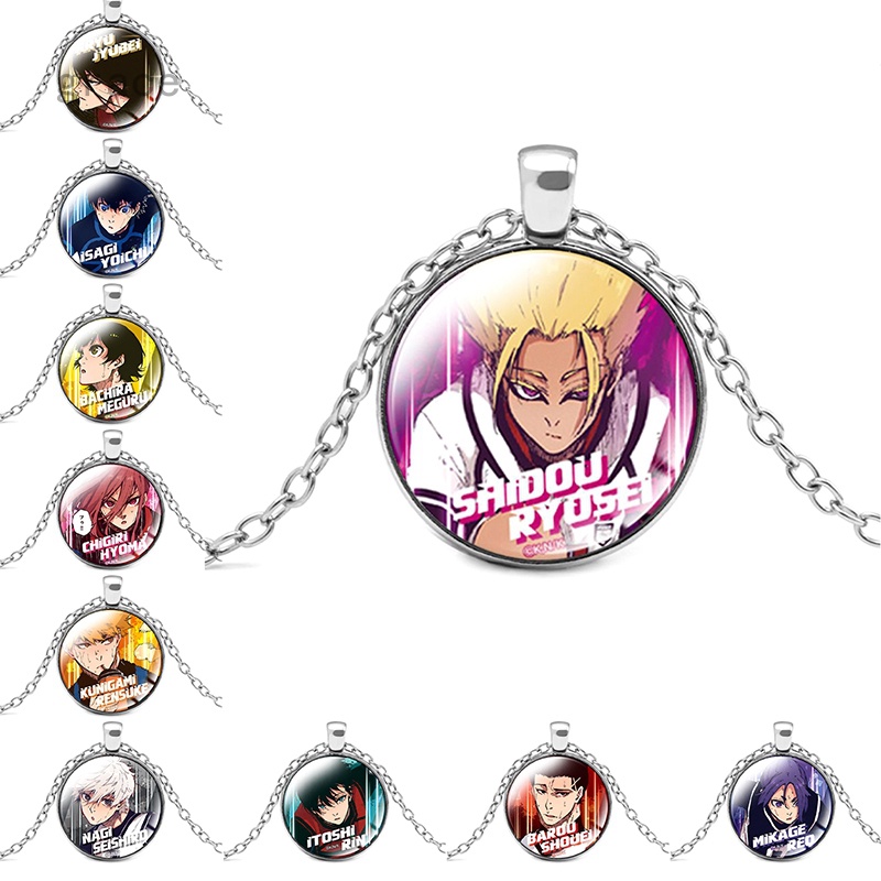 GR Anime BLUE LOCK Figuras De Desenho Animado Lua Oca Tempo Colar ...