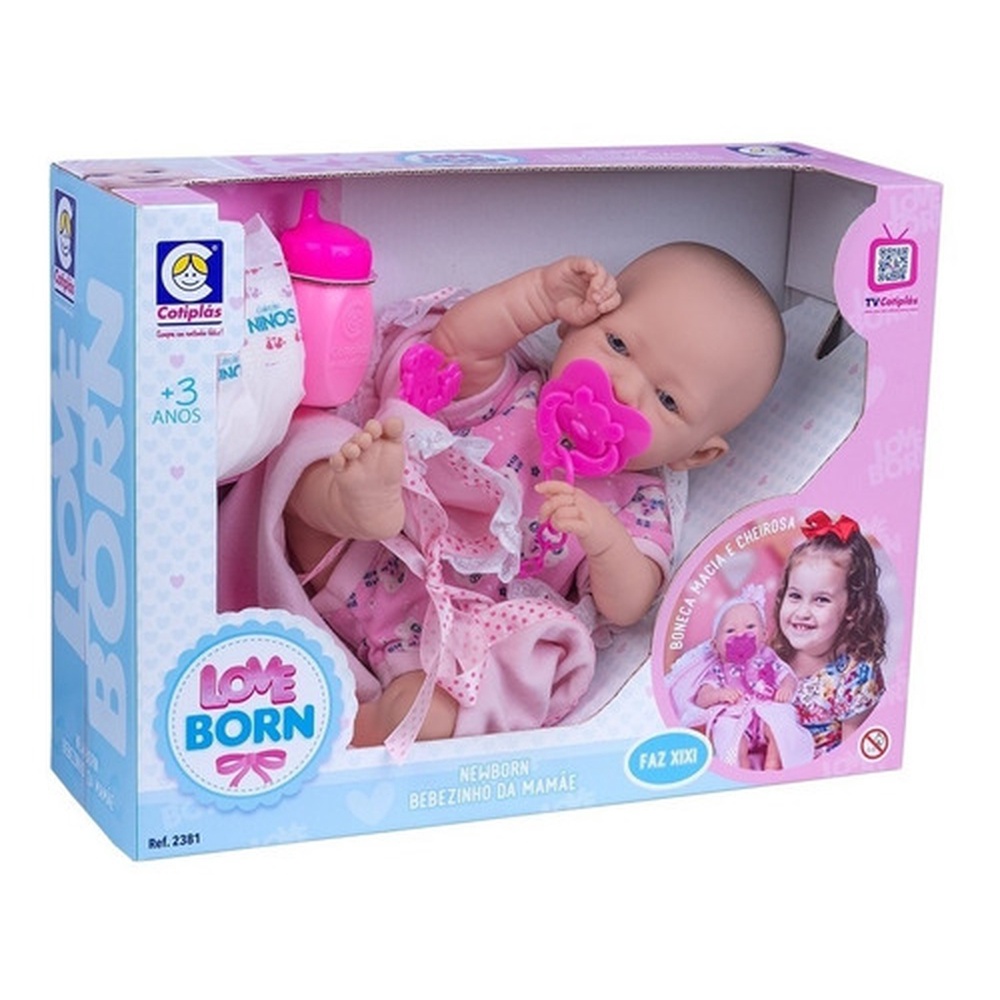 Boneca Miya Reborn Menina - 2649 Cotiplas