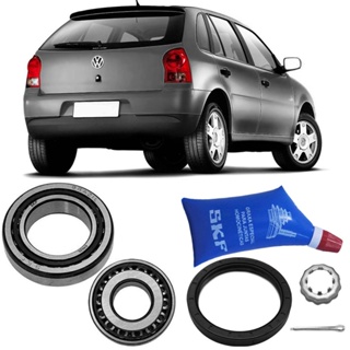 Kit Rolamento Roda Gol G3 G4 2001 A 2014 Traseiro S/abs Skf