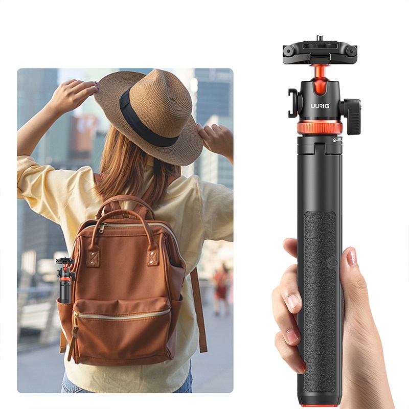 UURIG TP-02 Suporte Para Tripé Selfie Stick Com Bola Flexível