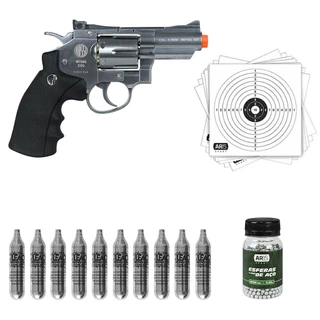 Revolver 4.5 Pressao Co2 Rossi Wingun 708 +alvo +esfera +co2