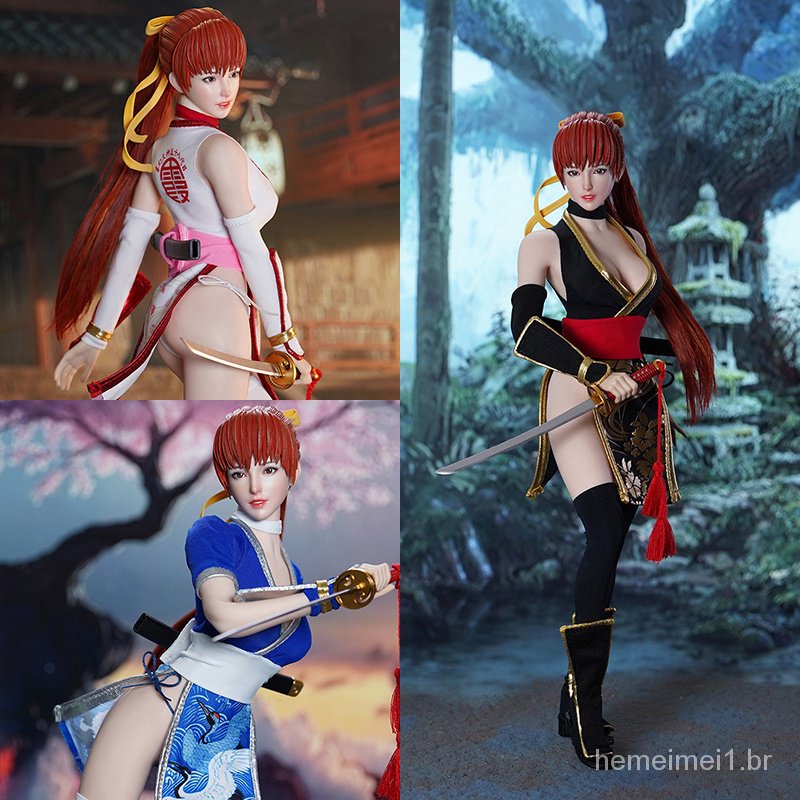 Set Vestiti 1/12 Per Action Figure Donna - 7 Pezzi A-002 - Abiti Su Misura Per Corpo 6 Pollici