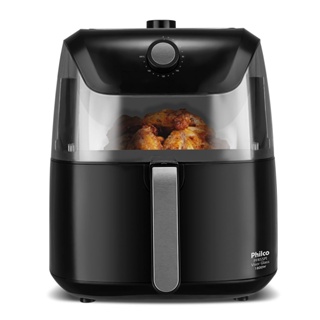 Fritadeira Air Fryer Philco PFR55PI Visor Glass 7L 1800W