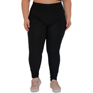 Calça legging Cotton algodao grossa Cós alto