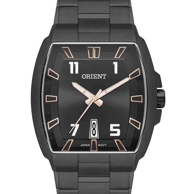 RELÓGIO ORIENT MASCULINO QUADRADO PRETO GYSS1001 G2GX