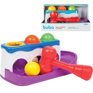 Brinquedo Didático Baby Martelinho Com Bolinhas 7971 - Buba
