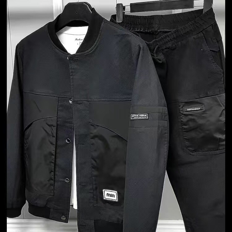 Terno jeans Casual simples versátil solto na moda VFC0 | Shopee Brasil
