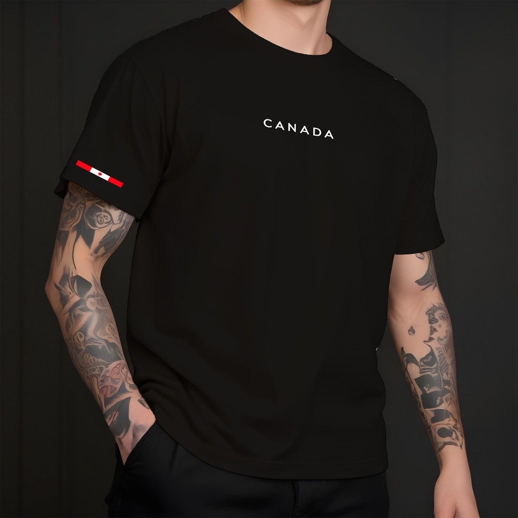 Urban Backwoods Captain Canada Graphic T-Shirt For Men – Premium Cotton, Regular Fit - View #9