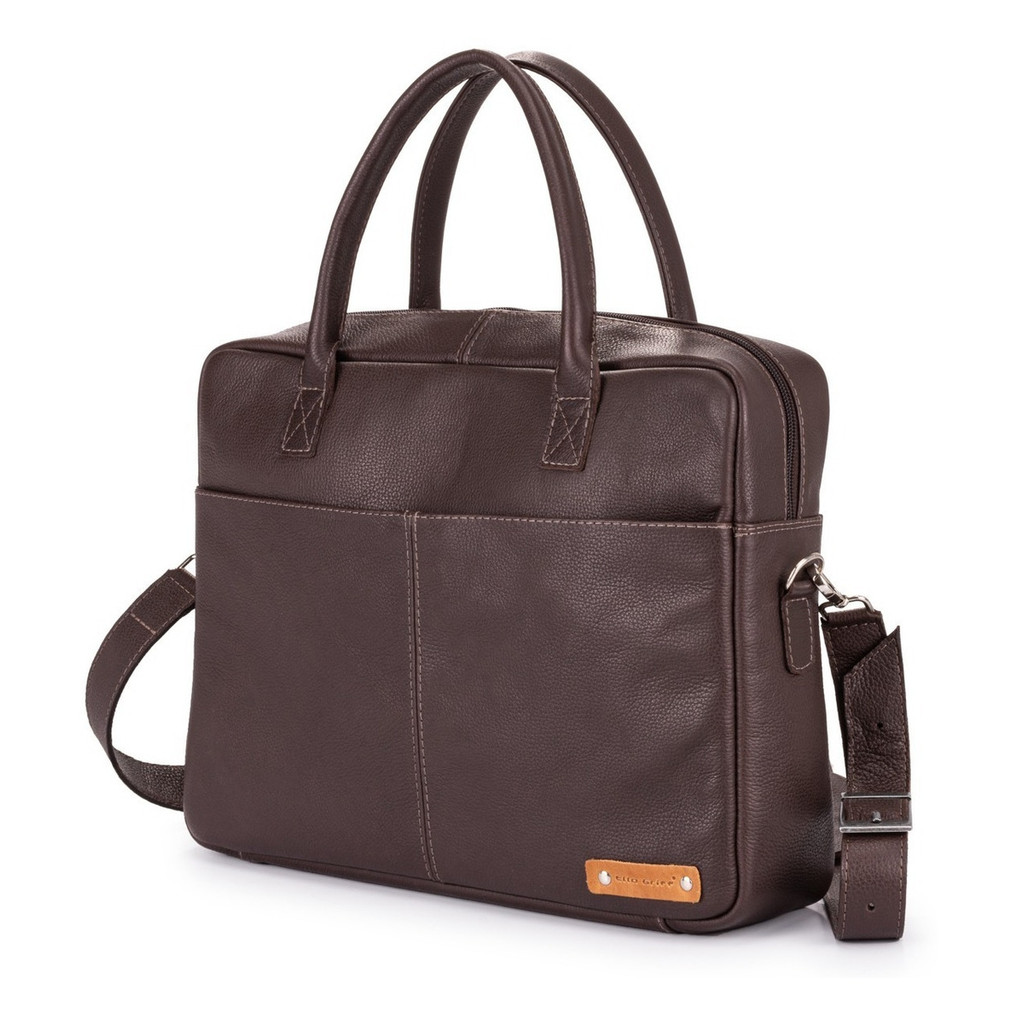 Bolsa Carteiro Excecutiva Masculina para Notebook Couro Bovino | Shopee ...