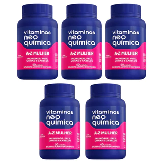Vitamina Neo Química Mulher 60 Comprimidos- Kit 5 Comprimidos em Oferta na Shopee