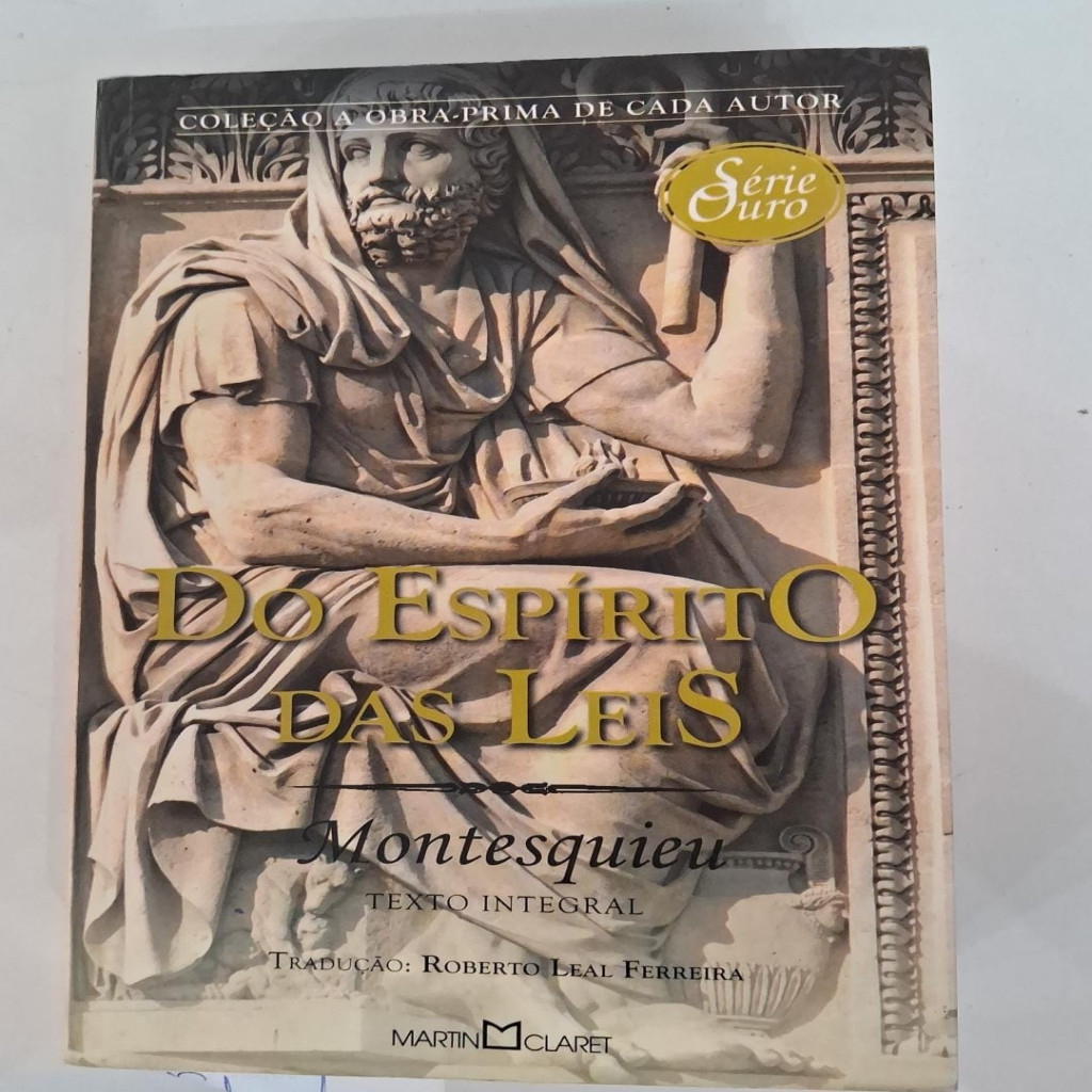 DO ESPIRITO DAS LEIS autor MONTESQUIEU | Shopee Brasil