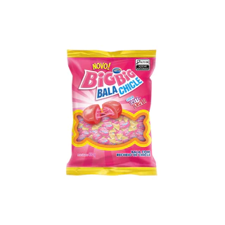 Bala Dura Big Big Chicle 400g Arcor