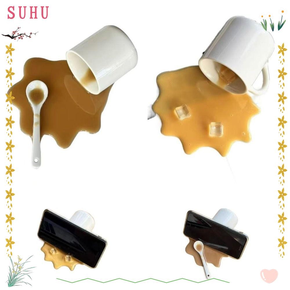 Suporte Para Celular SUHU , De Mesa Bebidas Derramadas Com Dissipação De Calor Antiderrapante Telefone