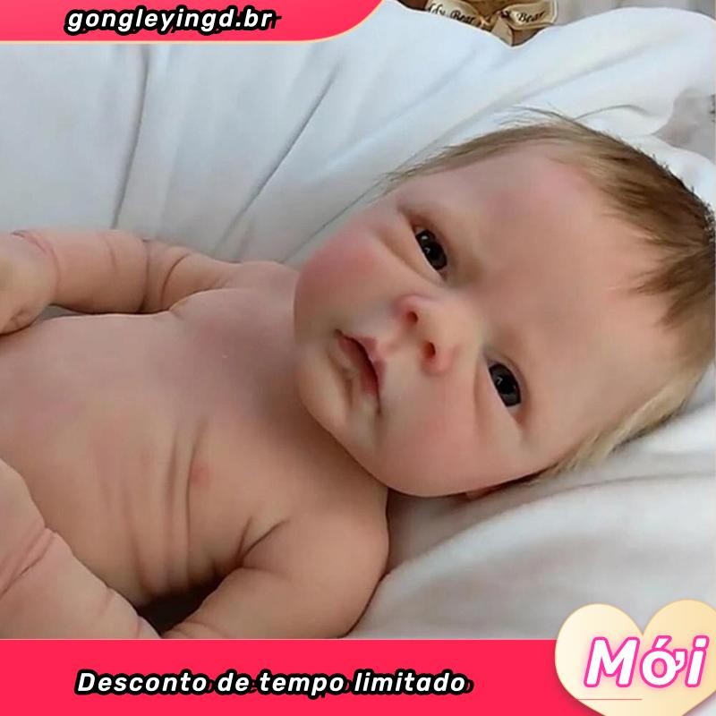 Boneca Bebe Reborn Cachorro de Silicone de Pelúcia Realista Recém-Nascidos Reborn Cachorro Boneca Brinquedo Infantil Decoração Do Quarto Ano Lifelike for Kids