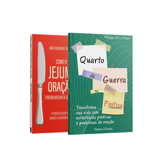 Kit 2 Livros - Planeje, Ore, Jejue e Vença