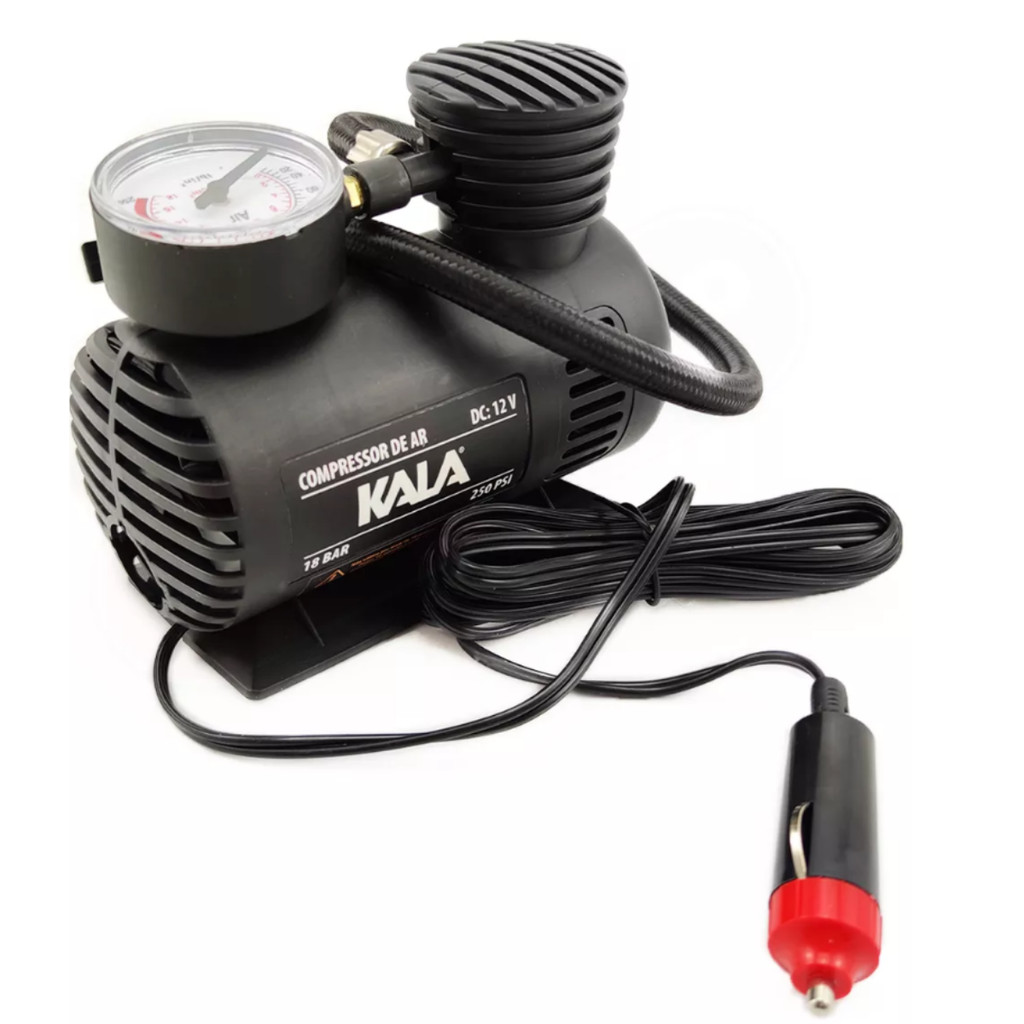 Mini Compressor Automotivo 12v Para Encher Pneu do Carro | Shopee Brasil