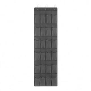 24 Divisórias Multiplas Divisórias Organizador Vertical Sapateira de Porta Multiuso Sapato Chinelo Suspenso