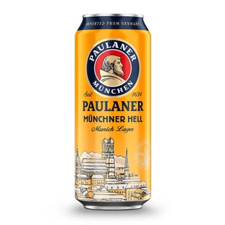 Cerveja Alemã Paulaner Munchner Hell Importado Lata 500ml (3 Und)