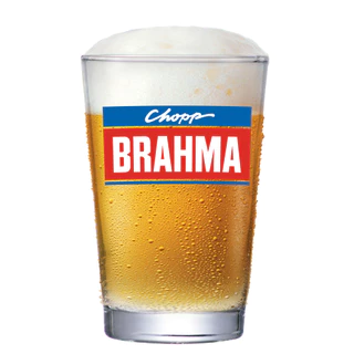 Copo de Vidro Cerveja Chopp Brahma 350ml Cozinha Bar e Restaurante - Ruvolo