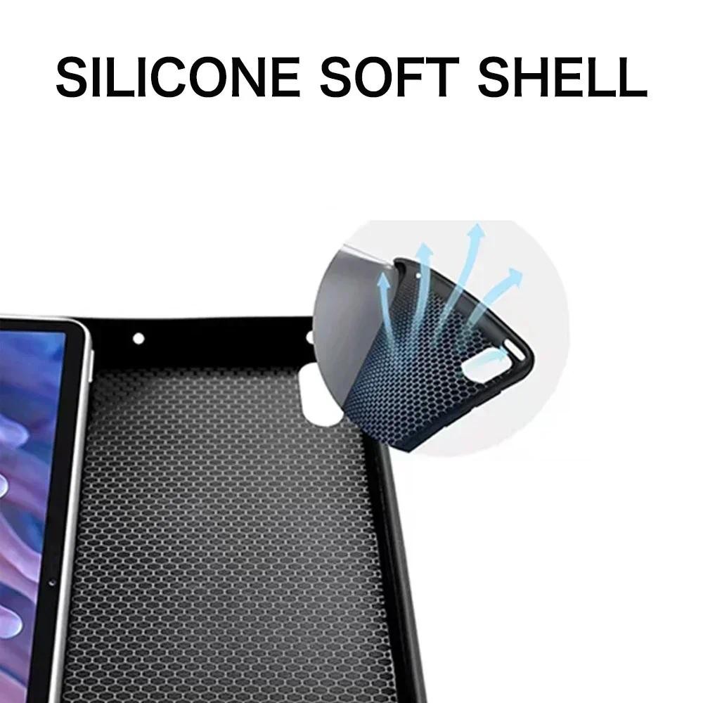 Coque Lenovo Tab M9 9" - Housse Silicone Avec Support Intégré, Protection Léger Pour TB-310FU (Bleu) - 8