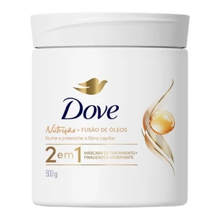 Máscara de Tratamento Dove 2 em 1 Nutrição 500g em Oferta na Shopee