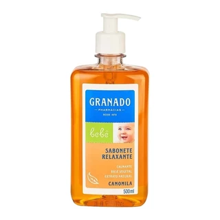 Sabonete Líquido Granado Glicerina Bebê Camomila 500ml em Oferta na Shopee