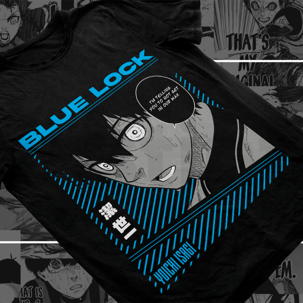 Camisa Blue Lock Blusa Camiseta de Anime 100% Algodão | Shopee Brasil