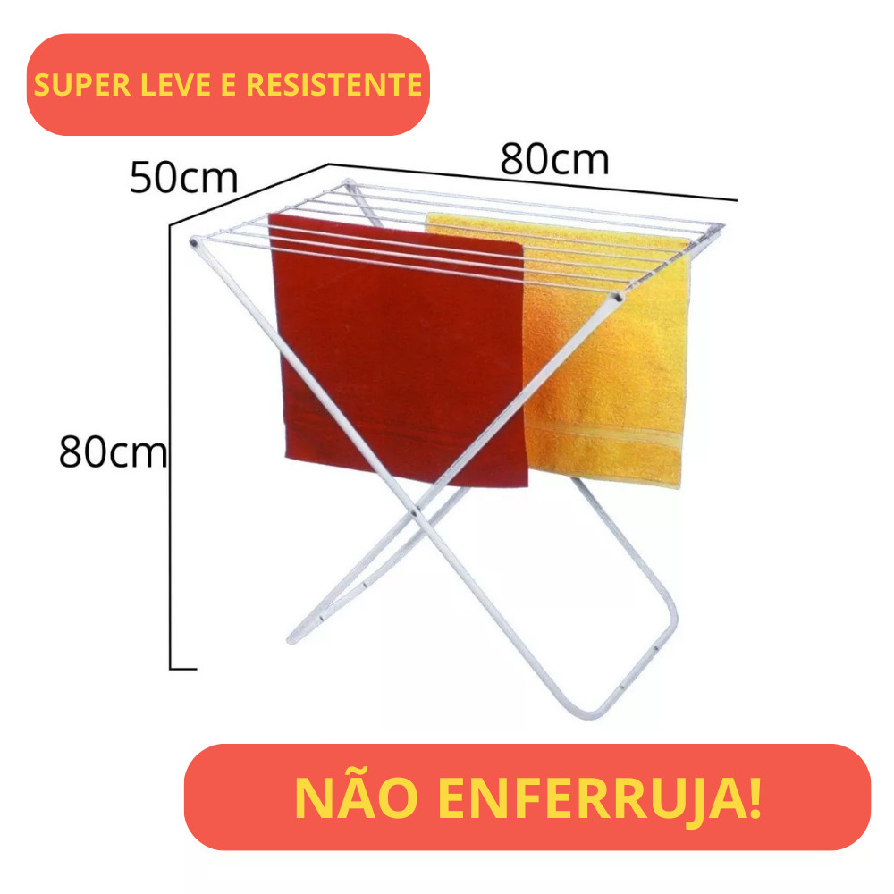 Varal de Chão Sem Abas Maxeb | Shopee Brasil