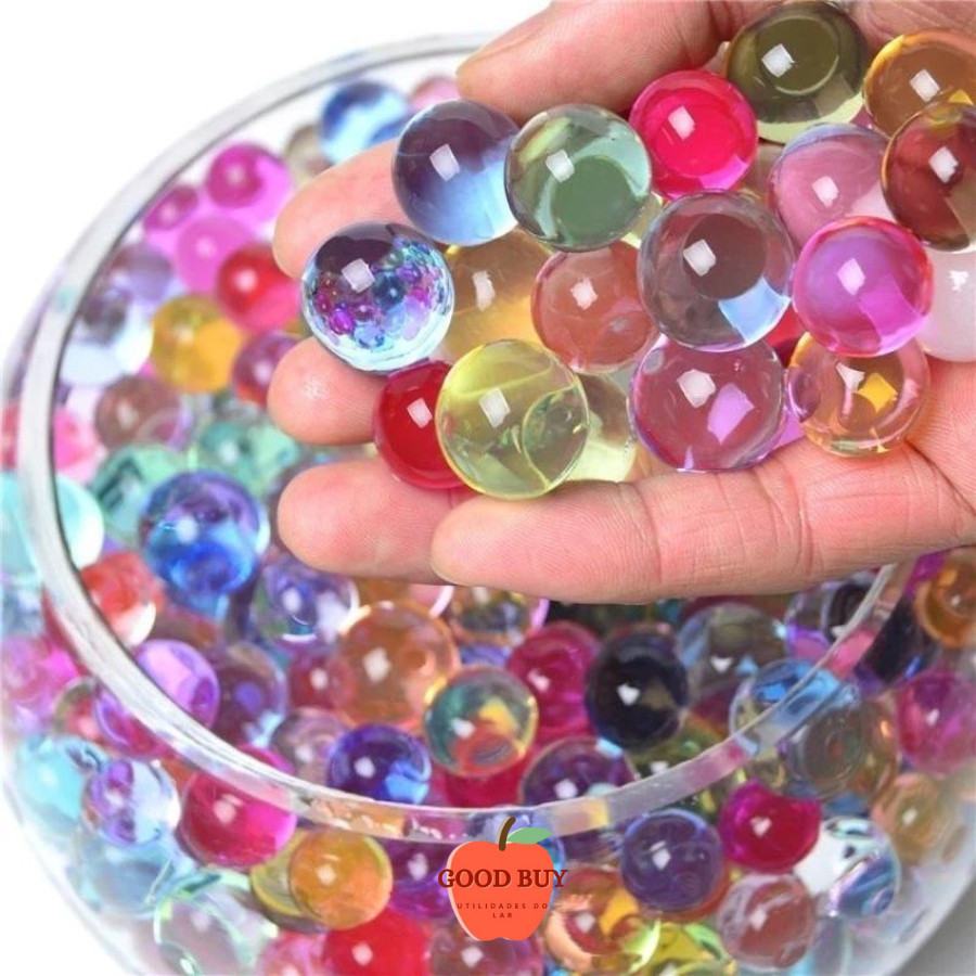 25Mil/50Mil/100Mil Bolinhas Gel Hidrogel 7-8mm Bolas Orbeez Cristal Brinquedo