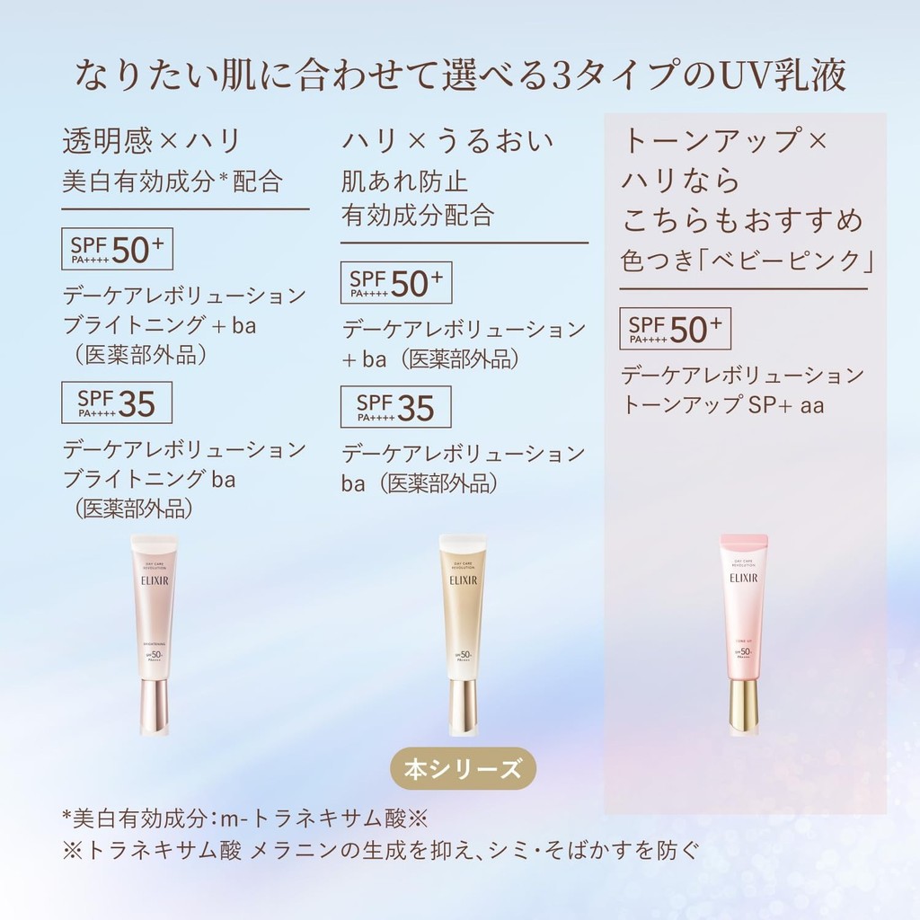 SHISEIDO ELIXIR Day Care Revolution Brightening Uv Protector Tone