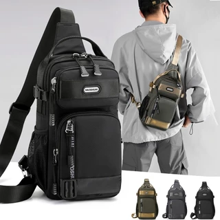 Mochila De Peito Masculina Impermeável Multifuncional De Transversais Para Acampamentos Ao Ar Livre Caminhadas