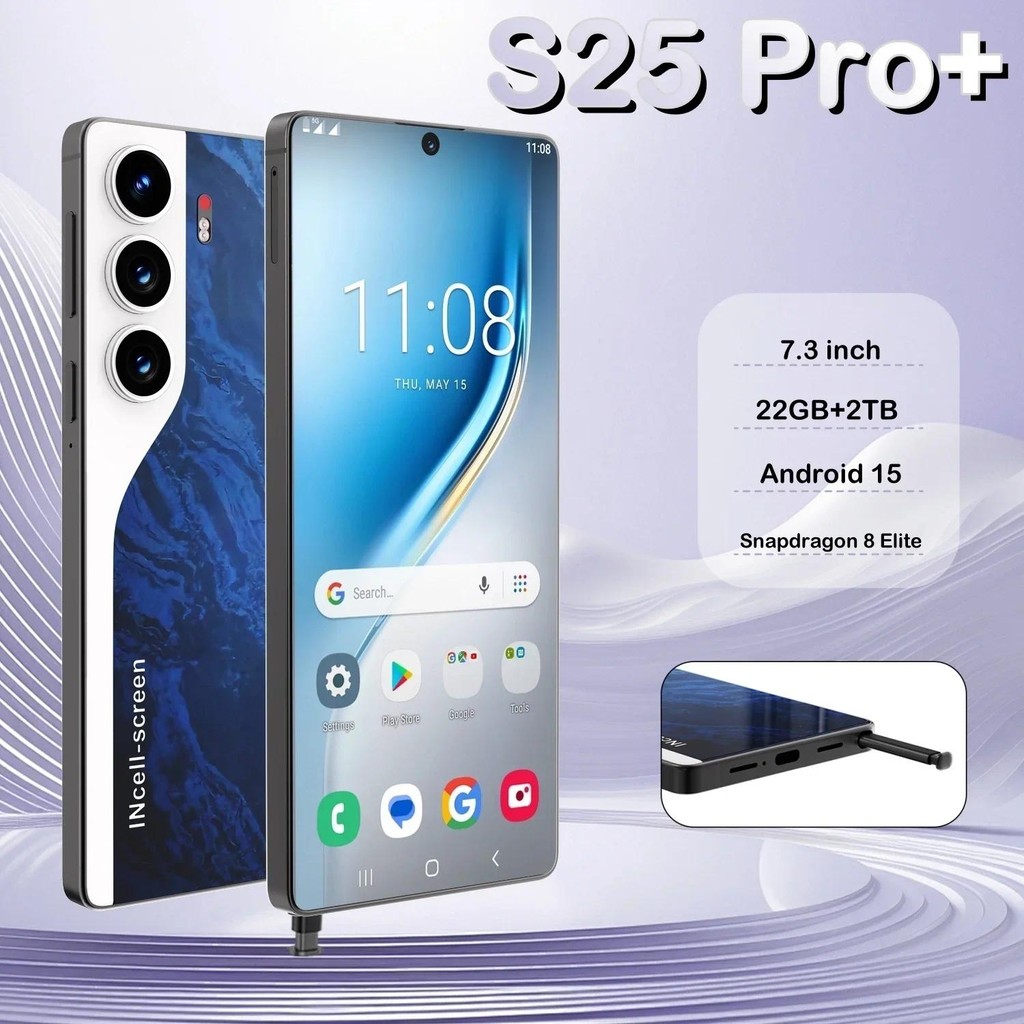 2025 de alta qualidade S25 Pro + 7.3-Polegada LCD Smartphone display ...