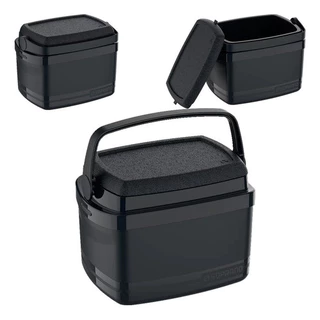 Caixa Térmica Cooler Bebidas Pequeno 5 Litros Com Alças Preto Todos Os Tamanhos - Soprano Original