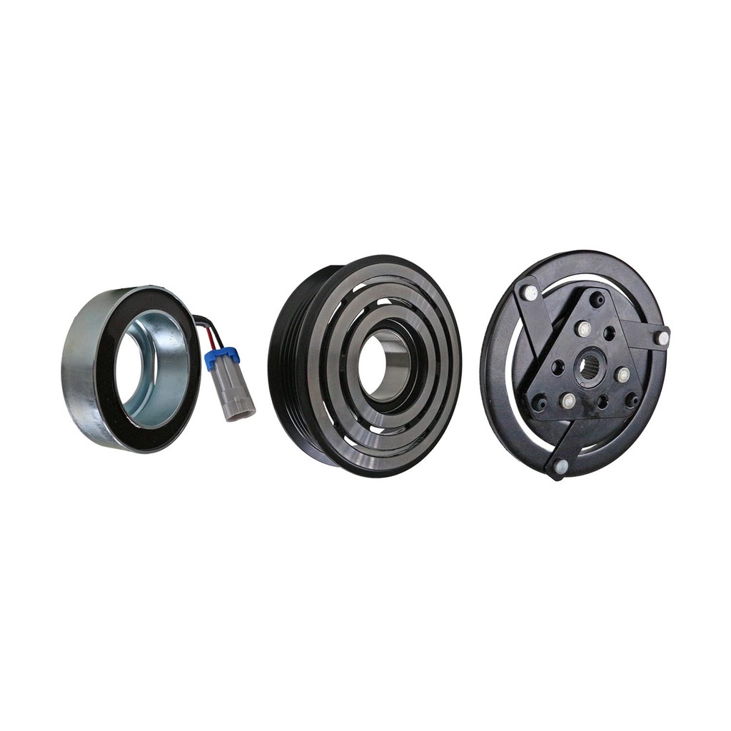 Conjunto Embreagem Compressor de Ar Condicionado Scrol Prisma Spin Onix Cobalt