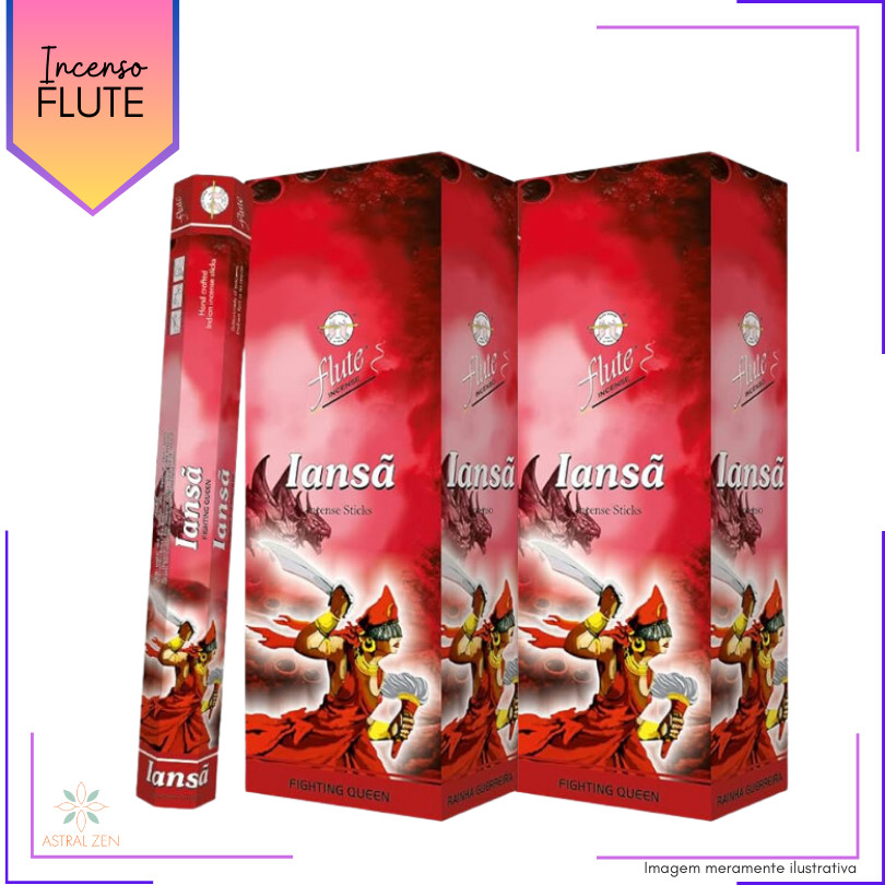 Incenso Flute Iansã - Kit com 6 Iguais ou Variados | Shopee Brasil